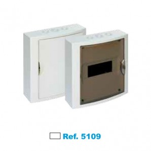 Cuadro eléctrico de superficie 8 elementos blanco Solera Arelos 5109