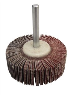 Calflex-RV6030/6.120-Ruedas mil hojas con vástago RV (Ø Ext. 60 mm Espesor 30 mm Vástago 6 mm Grano 120)