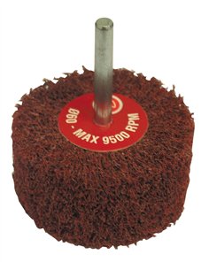 Calflex-RVF8050/6.280-Ruedas fibra con vástago RVF (Ø Ext. 80 mm Espesor 50 mm Vástago 6 mm Grano 280)