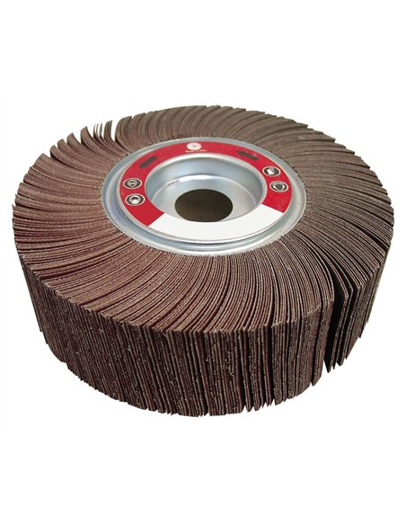 Calflex-RN16550.40-Ruedas mil hojas de núcleo RN (Ø Ext. 165 mm Espesor 50 mm Núcleo 25,4 mm Grano 40)