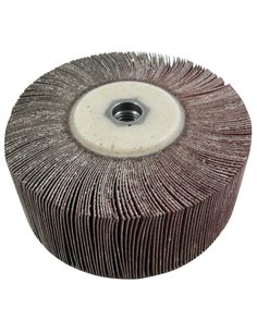 Calflex-RN12020M14.60-Ruedas mil hojas para amoladoras angulares RN M14 (Ø Ext. 120 mm Espesor 20 mm Núcleo M14 mm Grano 60)