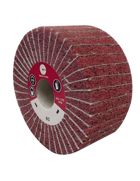 Calflex-RNMS10050.80-Rueda mixta de núcleo RNMS (Ø Ext. 110 mm Espesor 50 mm Núcleo 19K Grano 80)