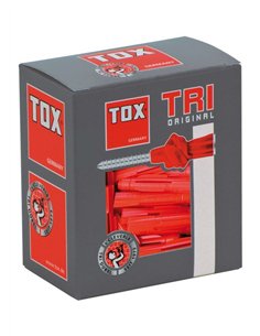 Tox-010100111-Caja de 100 tacos universales TRI, 8 x 51 mm 2