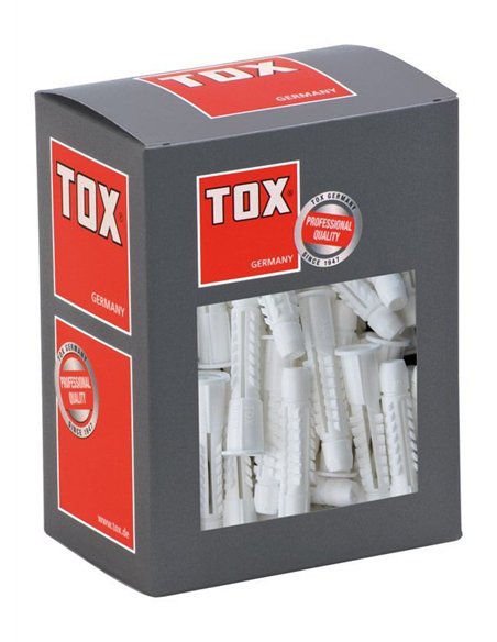 Tox-016100081-Caja de 50 tacos universales 4AS-K DECO, 10 x 66 mm