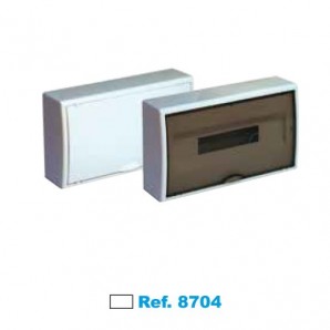 Cuadro eléctrico de superficie 18 elementos blanco Solera Arelos 8704