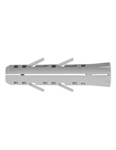 Tox-013701081-Blíster de 4 tacos expansibles SD BARRACUDA 10 x 50 mm + tornillo