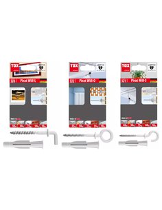 Tox-01226111-Tarro de 20 tacos Trika (8x51) + 20 ganchos Will-S (5,0x86)