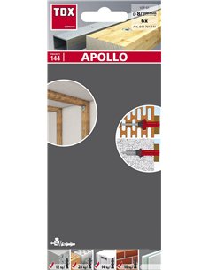 Tox-049701121-Blíster de 6 tacos universales para marcos VLF-S1 Apollo (8/60) 2