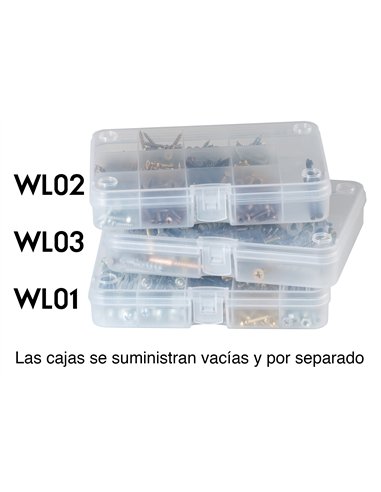 GT Line-WL01-Cajita vacía para pequeños objetos (6 compartimentos)