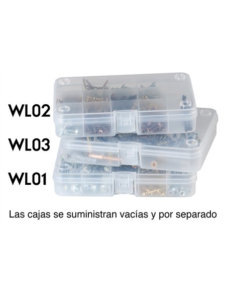 GT Line-WL02-Cajita vacía para pequeños objetos (13 compartimentos)
