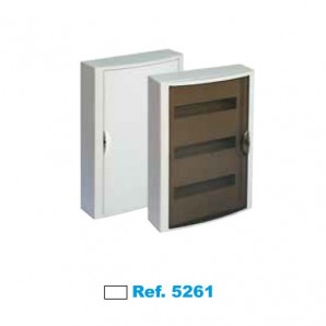 Painel elétrico de superfície 42 elementos branco Solera Arelos 5261