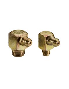Umeta-1304574-25-25 Engrasadores hidráulicos 90º auto-roscante din 71412 tipo H3/S (R.6x1 x L.18 x Ø9 acero)