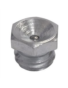 Umeta-3101161-25-25 Engrasadores cóncavos tipo LUB recto. DIN 3405 tipo D1 (R.1/8\"-28 BSPP x L.9.5 x Ø11 acero)