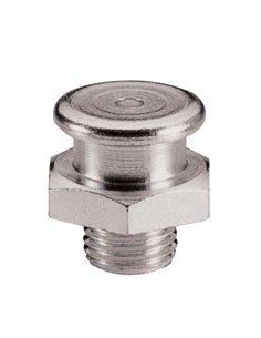 Umeta-4302263-100 Engrasadores rectos de cabeza plana DIN 3404 tipo M22 (R.3/8"-19 BSPP x L.21.5 x Ø22 acero)