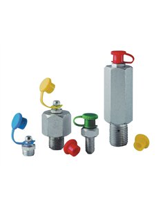 Umeta-9500131-Caja de 100 tapones U-SK-GL amarillos