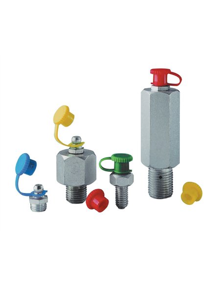 Umeta-9500141-Caja de 100 tapones U-SK-BL azules