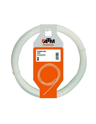 ATM-730025-Guía pasahilos nylon punta intercambiable (Largo 25 m Ø 4 mm)