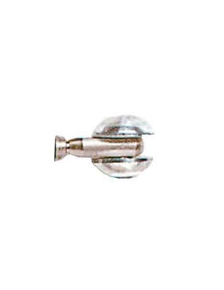 ATM-770042-Cabeza con rueda para guía pasahilos de 9 mm (Rosca M12)