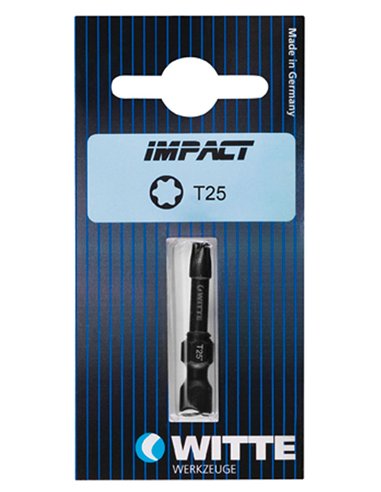 Witte-28373-Puntas de impacto en blíster individual T 25