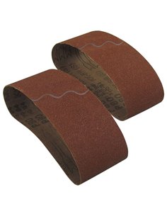 Interflex-AC411X.100.690.80-Caja de 10 bandas de 100x690 mm para lijadora portátil óxido de aluminio (grano 80)