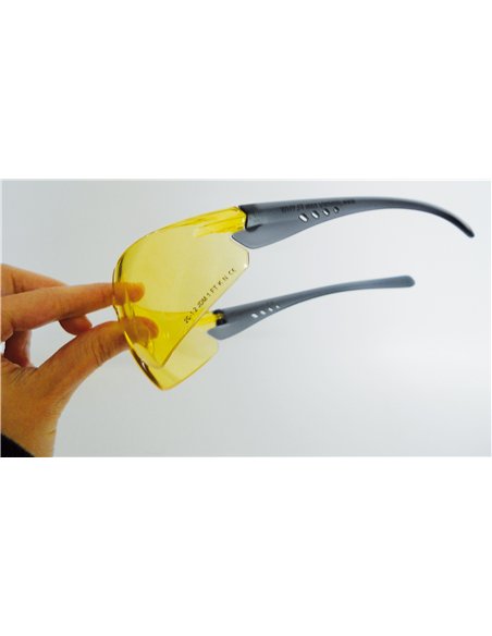 Eagle-FLYHW-Gafas de seguridad FLASH amarillas