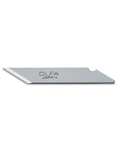 Olfa-KB-Pack de 25 cuchillas para cúter artistico plateadas