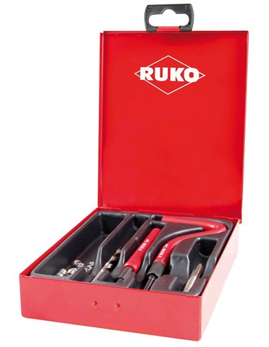 Ruko-244200-Juego de 18 piezas para reparación de roscas M3 ProCoil