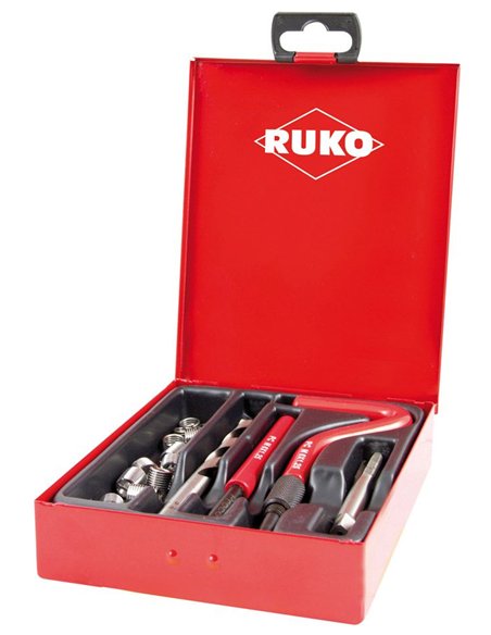 Ruko-244203-Juego de 18 piezas para reparación de roscas M6 ProCoil