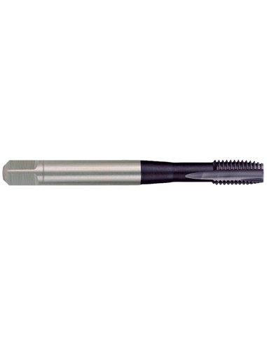 Ruko-273040ETC-Macho de roscar para máquinas M DIN 371 HSSE-Co 5 TiCN rectificado. Rosca M 4