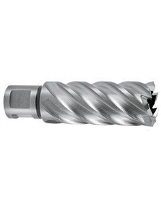 Ruko-108517E-Broca hueca HSSE-Co 5 con vástago Weldon (3/4") rectificada CBN profundidad de corte 55 mm (Ø 17,0 mm)