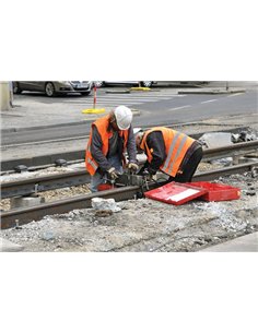 Ruko-1081519C-Broca hueca dientes de metal duro Tecrona y vástago Weldon (3/4") para raíles, profundidad de corte 30,0 mm (Ø 19, 2