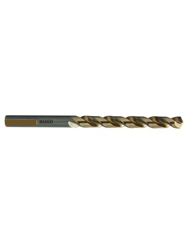 Ruko-228110-Pack de 5 brocas helicoidales DIN 338 tipo UNI HSSE-Co 5 (Ø 11 mm)