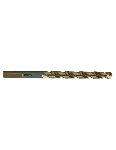 Ruko-228125-Pack de 5 brocas helicoidales DIN 338 tipo UNI HSSE-Co 5 (Ø 12.5 mm)