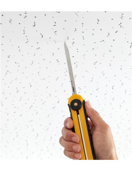 Olfa-CS-5-Cúter con cuchilla troceable de 12,5mm + sierra de punta afilada en un solo mango
