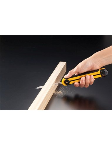 Olfa-CS-5-Cúter con cuchilla troceable de 12,5mm + sierra de punta afilada en un solo mango