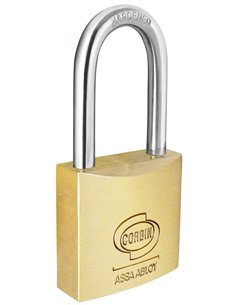 Corbin-L-112-25-KA1-Candado arco largo llaves iguales de 25
