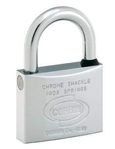 Corbin-L-120-50-KA1-Candado Euromarine arco estándar de 50 con llaves iguales