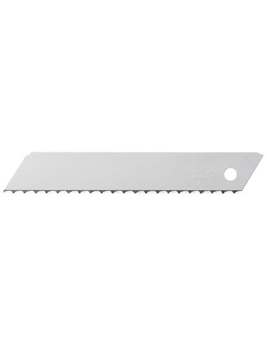 Olfa-LWB-3B-Pack de 3 cuchillas sólida con dentado ondulado 18mm plateadas