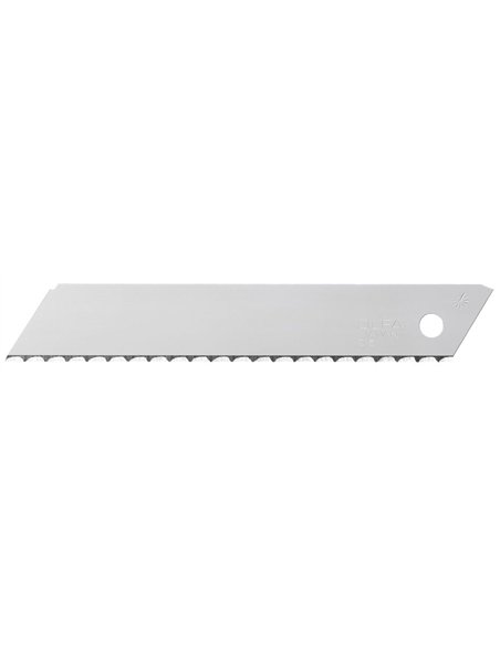 Olfa-LWB-3B-Pack de 3 cuchillas sólida con dentado ondulado 18mm plateadas