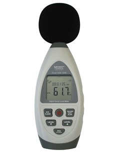Vogel-641106-Medidor del nivel de sonido electrónico digital, Rango de medición dBA/dBC: 30-80/ 50-100/ 60-110/ 80-130