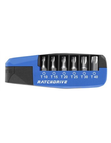 Witte-25101-Caja de 7 puntas con carraca Ratchdrive (PH/PZ)