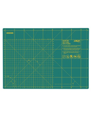 Olfa-FCM-A2-Plancha de corte plegables 630x450x2,5mm (verde)