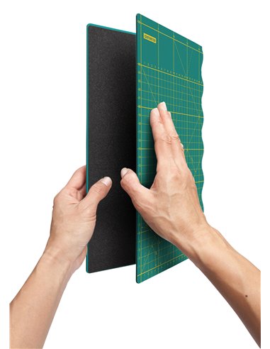 Olfa-FCM-A2-Plancha de corte plegables 630x450x2,5mm (verde)