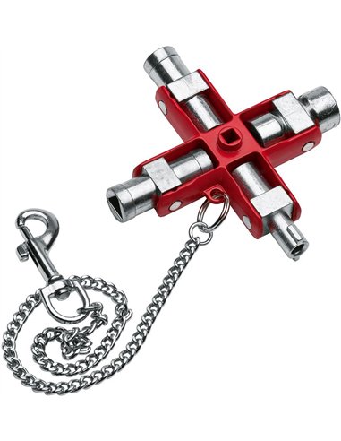 NWS-2005-6-SB-Llave con ocho tipos diferentes de cierres de armarios eléctricos