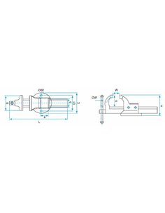 Kanca-60210020100-Tornillo de banco Fortissimo de 100 mm 2