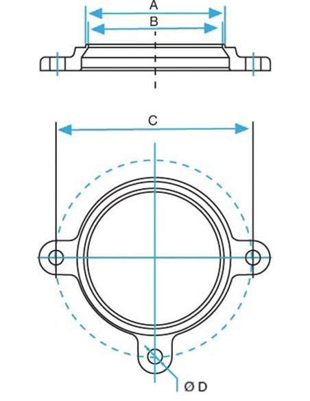 Kanca-66010150125-Base Giratoria Kanex.125