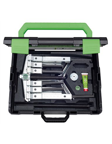 Kukko-K-2030-20-S-Juego de extractores de rodamientos de 2 y 3 patas para espacios angostos (200 x 150-450 mm)