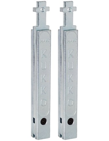 Kukko-1-V-150-P-Juego de 2 extensiones para patas de extractores de rodamientos 20-1/20-10 (Largo 150 mm)