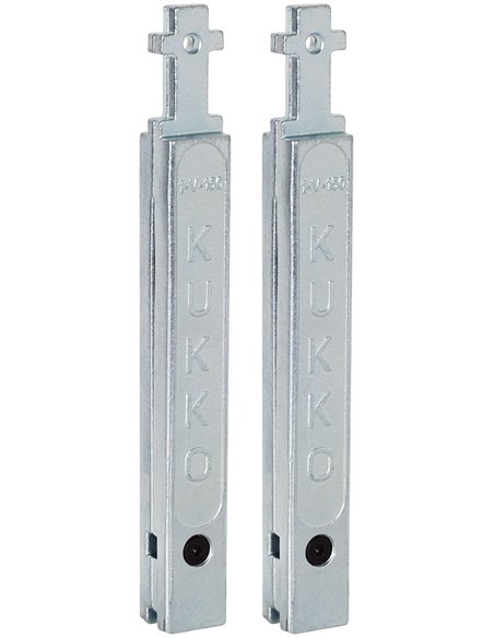 Kukko-1-V-150-P-Juego de 2 extensiones para patas de extractores de rodamientos 20-1/20-10 (Largo 150 mm)