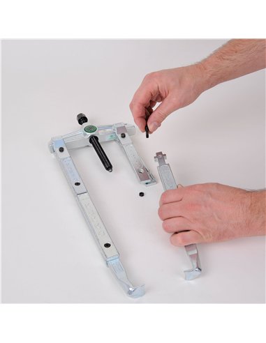 Kukko-1-V-150-P-Juego de 2 extensiones para patas de extractores de rodamientos 20-1/20-10 (Largo 150 mm)